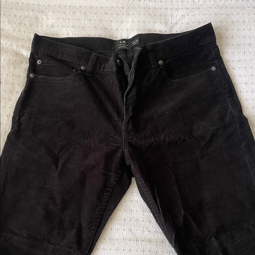 Club Monaco slim straight corduroy pants